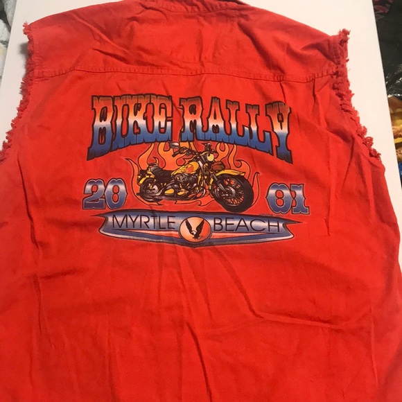 Bikers world M bike rally Myrtle Beach 2001 shirt - Picture 2 of 7